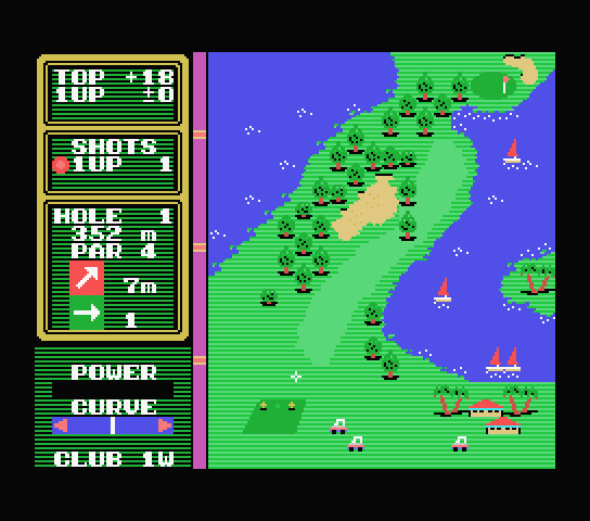 Hole In One Professional screenshot 2 for MSX
